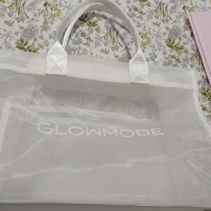 Glowmode White Sheer Tote Bag